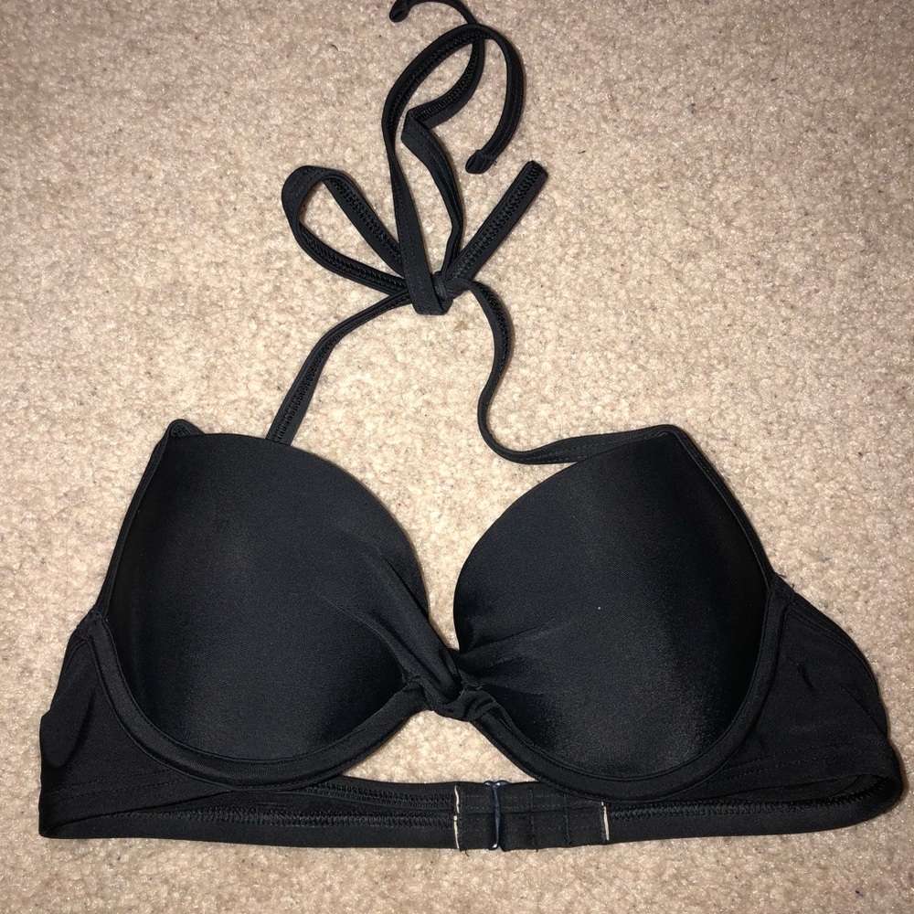 Black Push-up Bikini Top